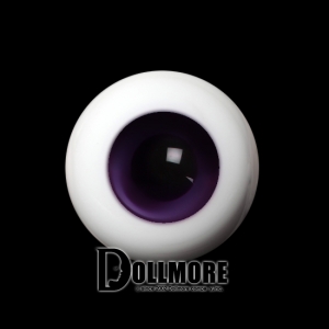 26mm Solid Glass Doll Eyes (08 Dark Violet)