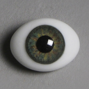 14mm Classic Flat Back Oval Glass Eyes (HM03)