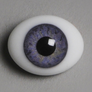 14mm Classic Flat Back Oval Glass Eyes (HM08)