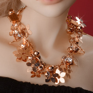 MSD &amp; SD Size - Bouquet Necklace (Rose Gold)