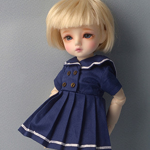 [USD] Azure Sailor Dress (Navy)