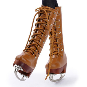 [70mm] MSD - Basic Skate Long Boots (Brown)