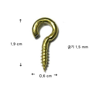 피톤나사 (가로 0.6 cm X 세로 1.9cm)