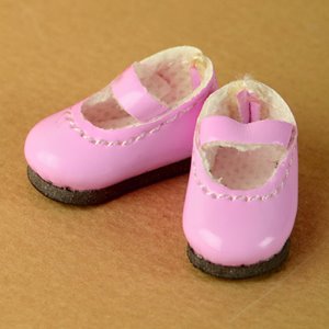 [25mm] 12&quot; Basic Girl Shoes (Pink)