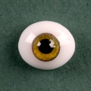 [6mm] Classic Flat Back Oval Glass Eyes (CC09)