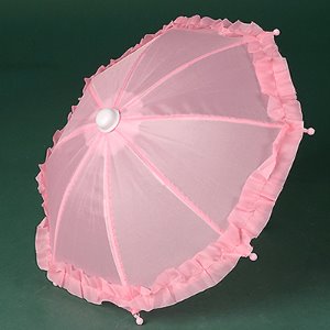 MSD &amp; USD - Mugh Frill Umbrella (Pink) 우산