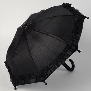 MSD &amp; USD - Mugh Frill Umbrella (Black) 우산