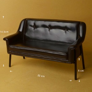1/6 Scale USD Size Double Modern Chair (Black)