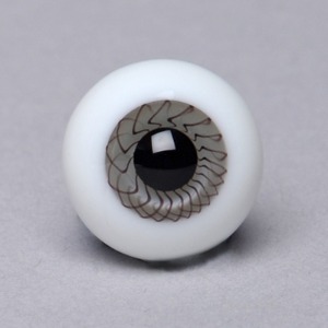 [12mm] Paperweight Glass Eyes (Z-13 Gray)