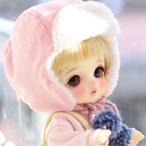 16cm Cute winter hat - Pink