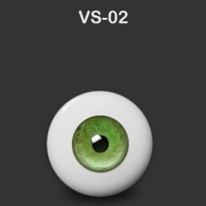 [6.8.10.12.14.16.20mm] Contemporary Style Half-Round Acrylic Eyes (VS-02)
