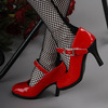 [70mm] SD (high heels) Shoes - Basic Shoes (Enamel Red)