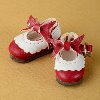 [26mm] 12&quot; Len Ribbon Shoes (Red)