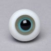 [12mm] Paperweight Glass Eyes (18728 R Green)