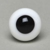 [12mm] Bb Glass Eyes (V44 Black)