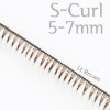 S-curl 5-7mm (진저.라이트브라운.다크브라운)