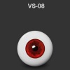 [6.8.10.12.14.16.20mm] Contemporary Style Half-Round Acrylic Eyes (VS-08)